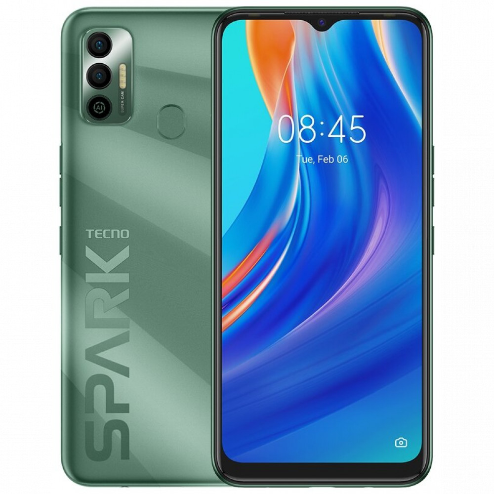 Смартфон TECNO Spark 7 KF6N/64GB/SPRUCE GREEN 64 Гб, 4 Гб - миниатюра 6