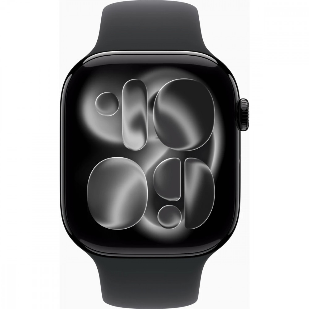 Apple Watch Series 11 46mm Jet Black Aluminium Case With Black Sport Band S/M MEUW4X/A Смарт-часы - миниатюра 5