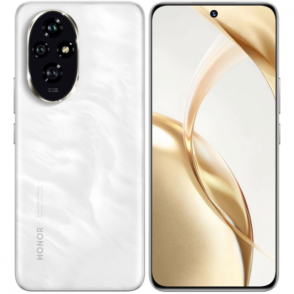 Смартфон Honor 200 (8/256GB) Moonlight White 5109BFKE 256 Гб, 8 Гб - миниатюра 4