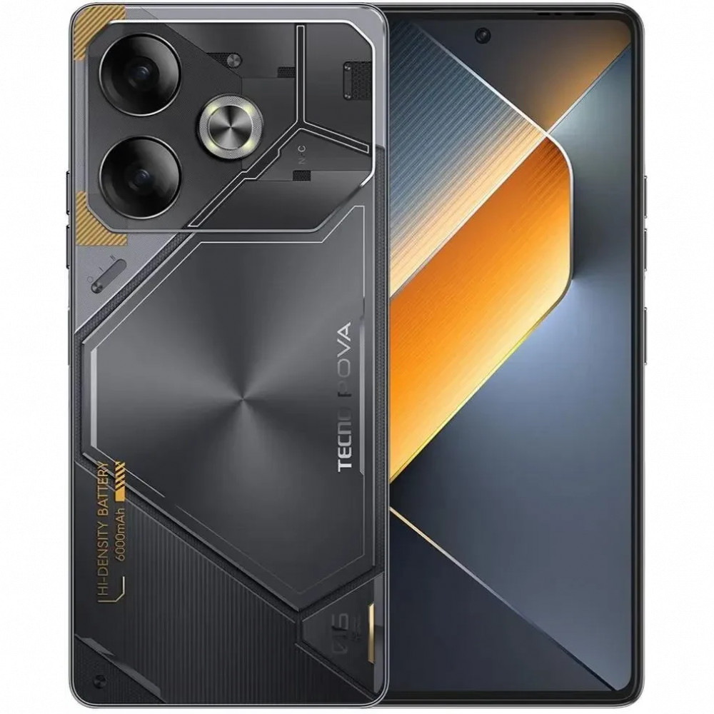 Смартфон TECNO Pova 6 8/256Gb Meteorite Grey LI7 256+8 Meteorite Grey 256 Гб, 8 Гб - миниатюра 6