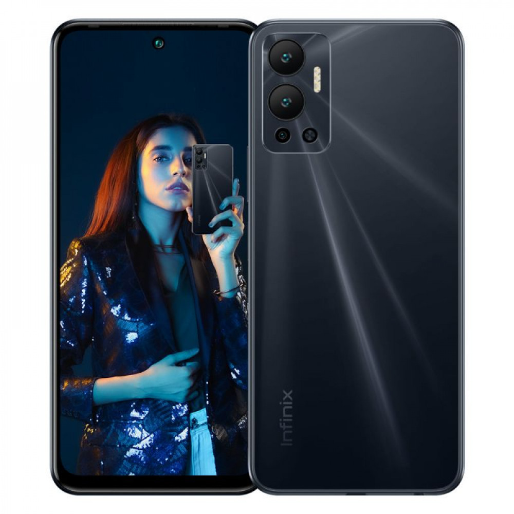 Смартфон Infinix HOT 12 (4/128Gb) Racing Black X6817/RACING BLACK 128 Гб, 4 Гб - миниатюра 2