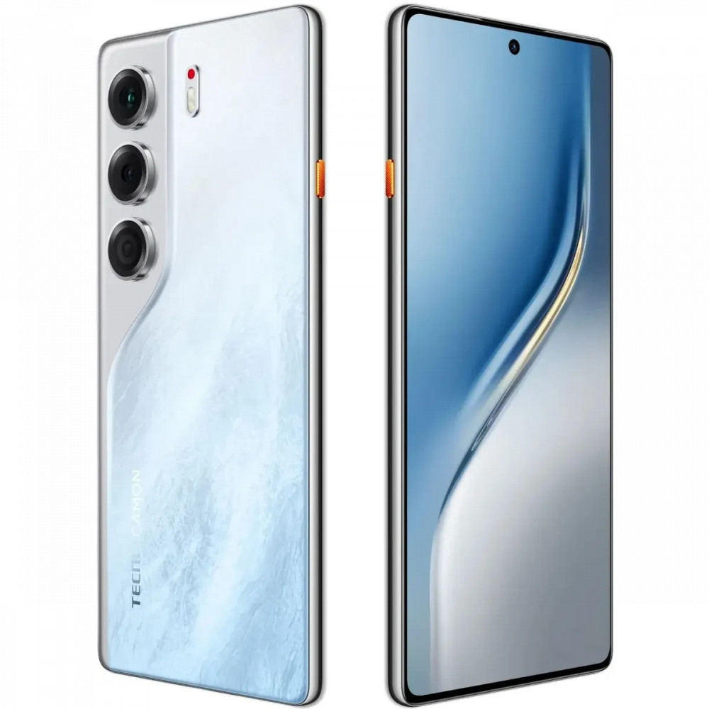 Смартфон TECNO Camon 40 12/256Gb Glacier White CM5 256+12 GLACIER WHITE 256 Гб, 12 Гб - миниатюра 7