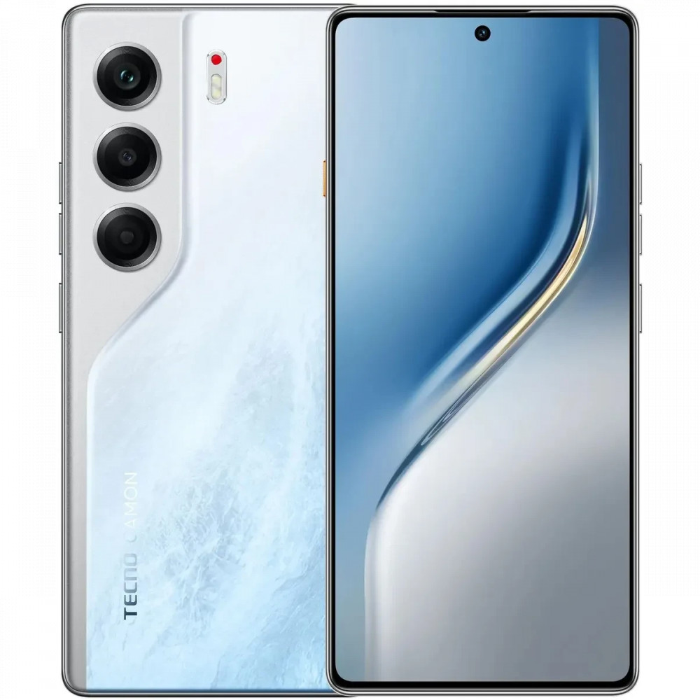 Смартфон TECNO Camon 40 12/256Gb Glacier White CM5 256+12 GLACIER WHITE 256 Гб, 12 Гб - миниатюра 6