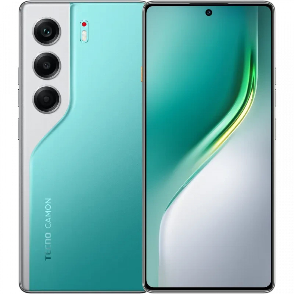 Смартфон TECNO Camon 40 12/256Gb Emerald Lake Green CM5 256+12 EMERALD LAKE GREEN 256 Гб, 12 Гб - миниатюра 6