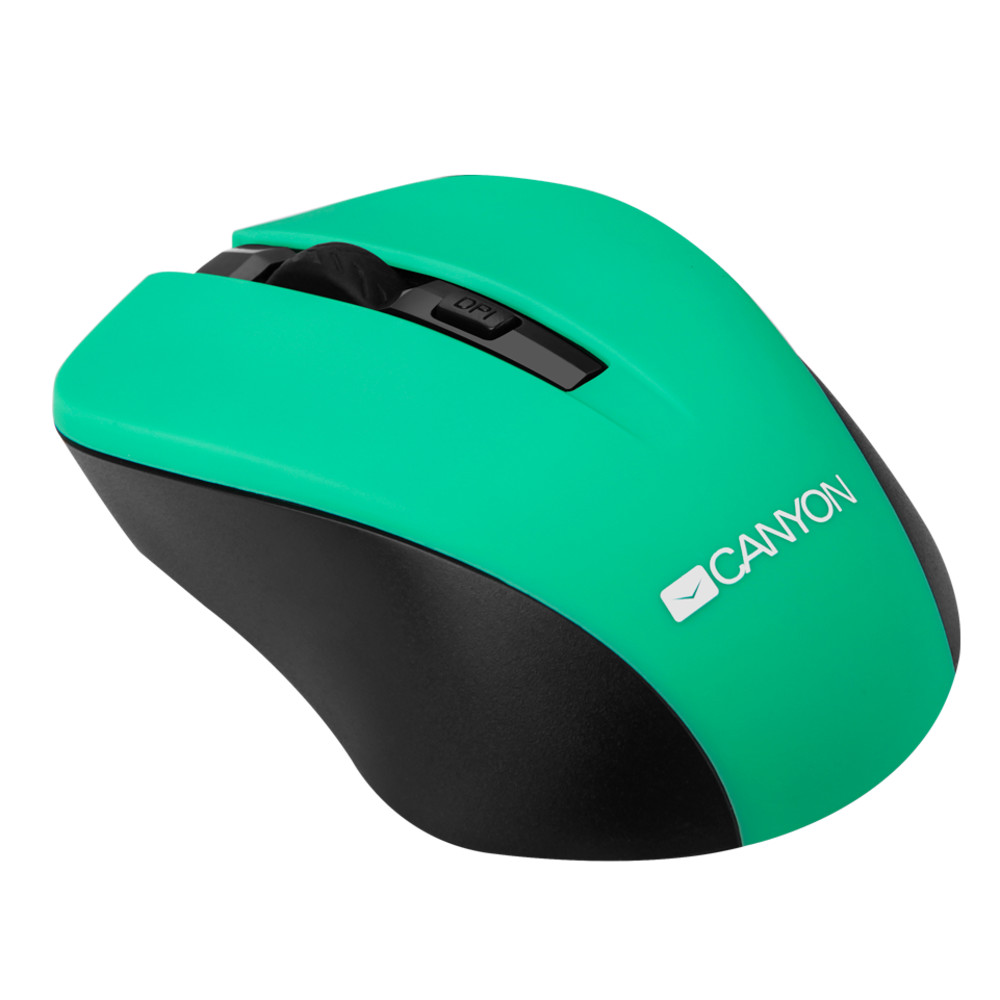 Мышь Canyon CNE-CMSW1GR - Green Бюджетные, Беспроводная - миниатюра 4