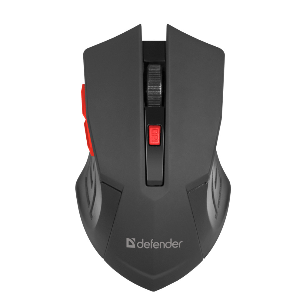 Мышь Defender Accura MM-275 Black/Red Бюджетные, Беспроводная - миниатюра 3