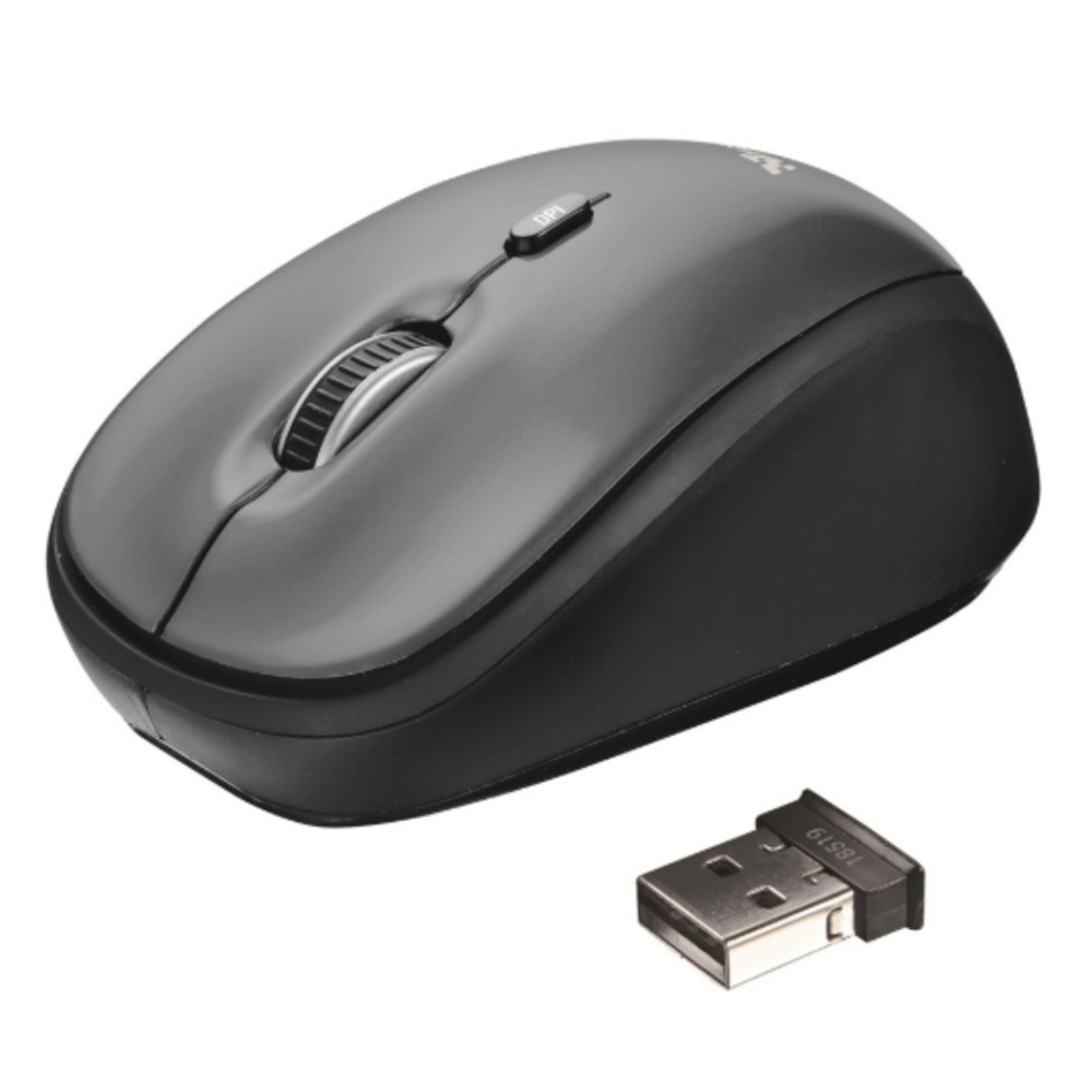 Мышь Trust Yvi Mini Black Бюджетные, Беспроводная - миниатюра 5