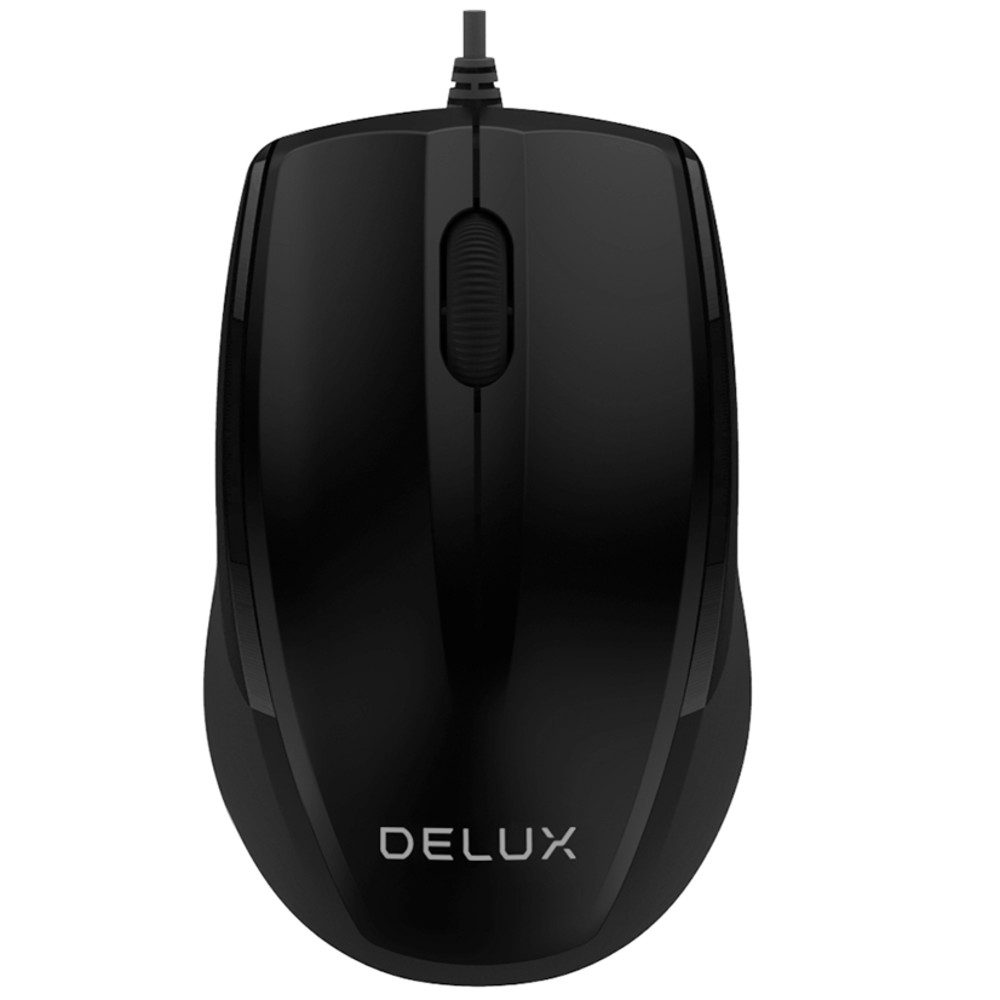 Мышь Deluxe Delux DLM-321OUB Black Бюджетные, Проводная - миниатюра 3