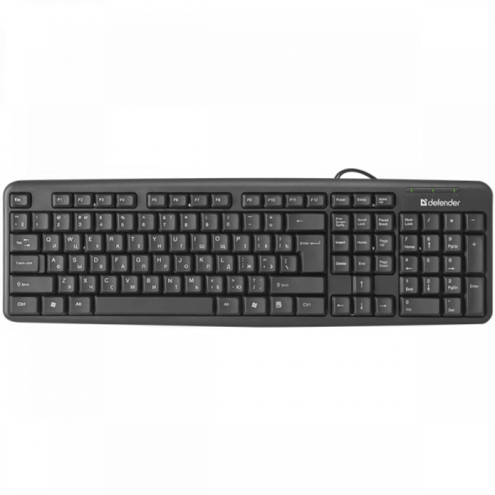 Клавиатура Defender Element HB-520 Проводная, USB - миниатюра 7