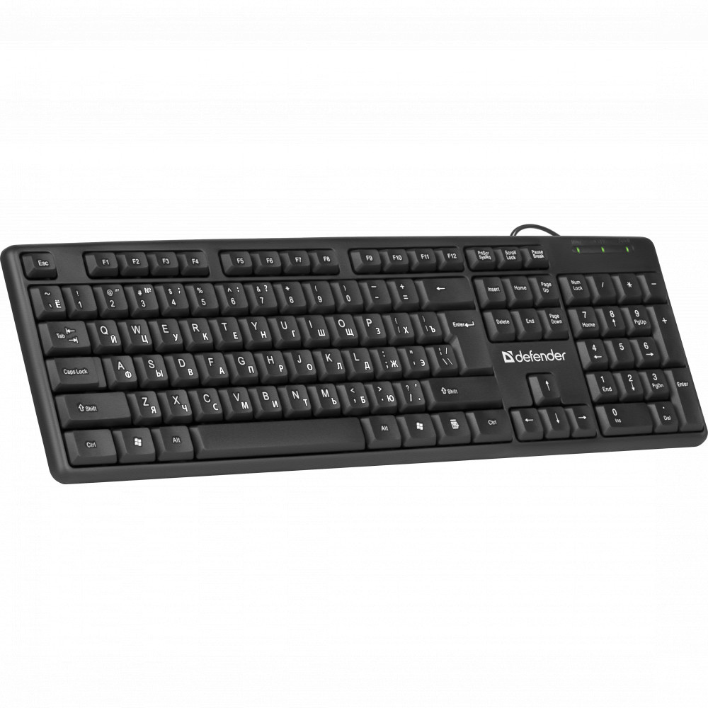 Клавиатура Defender Element HB-520 Проводная, USB - миниатюра 9