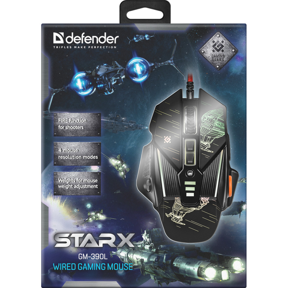 Мышь Defender sTarx GM-390L 52390 Игровые, Проводная - миниатюра 11