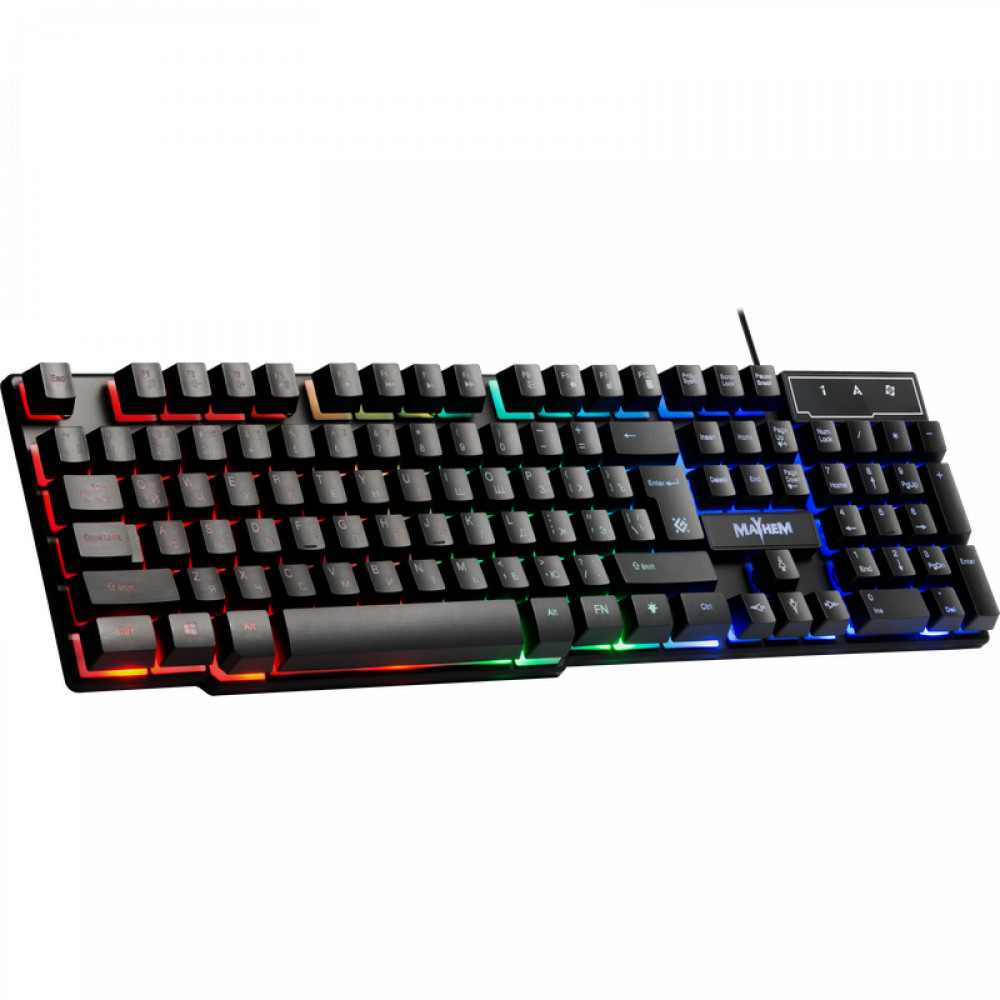 Клавиатура Defender Mayhem GK-360DL 45360 Проводная, USB - миниатюра 9