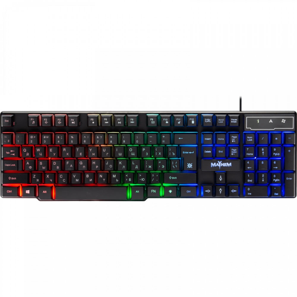 Клавиатура Defender Mayhem GK-360DL 45360 Проводная, USB - миниатюра 10