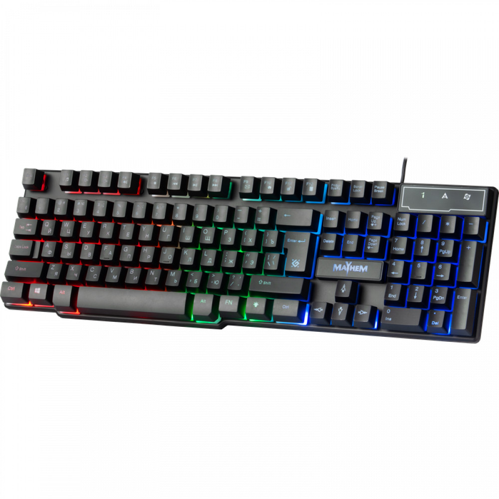 Клавиатура Defender Mayhem GK-360DL 45360 Проводная, USB - миниатюра 11