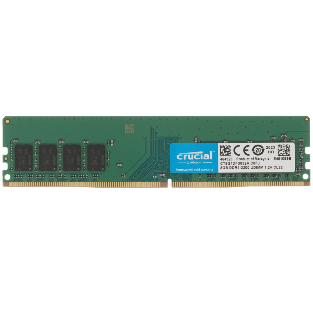 ОЗУ Crucial CT8G4DFS832A DIMM, DDR4, 8 Гб, 3200 МГц - миниатюра 4