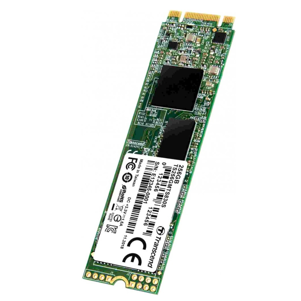 Жесткий диск Transcend 256GB M.2 SSD MTS 830 series TS256GMTS830S SSD (твердотельные), 256 ГБ, M.2, SATA - миниатюра 2