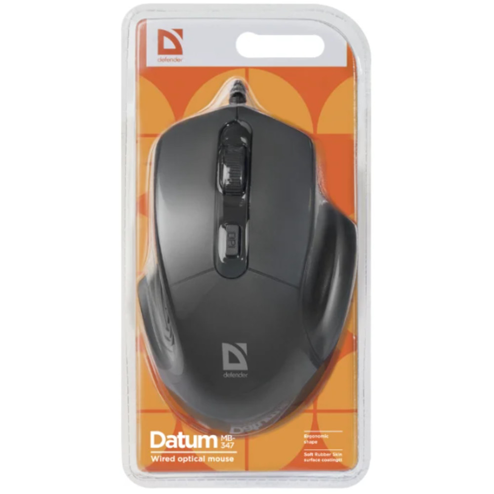 Мышь Defender DATUM MB-347 52347 Бюджетные, Проводная - миниатюра 8
