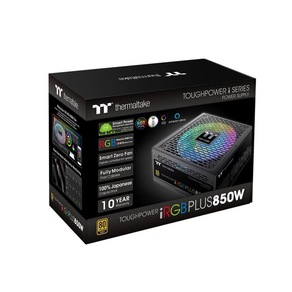 Блок питания Thermaltake Toughpower iRGB PLUS 850W Gold PS-TPI-0850F3FDGE-1 850 Вт - миниатюра 10