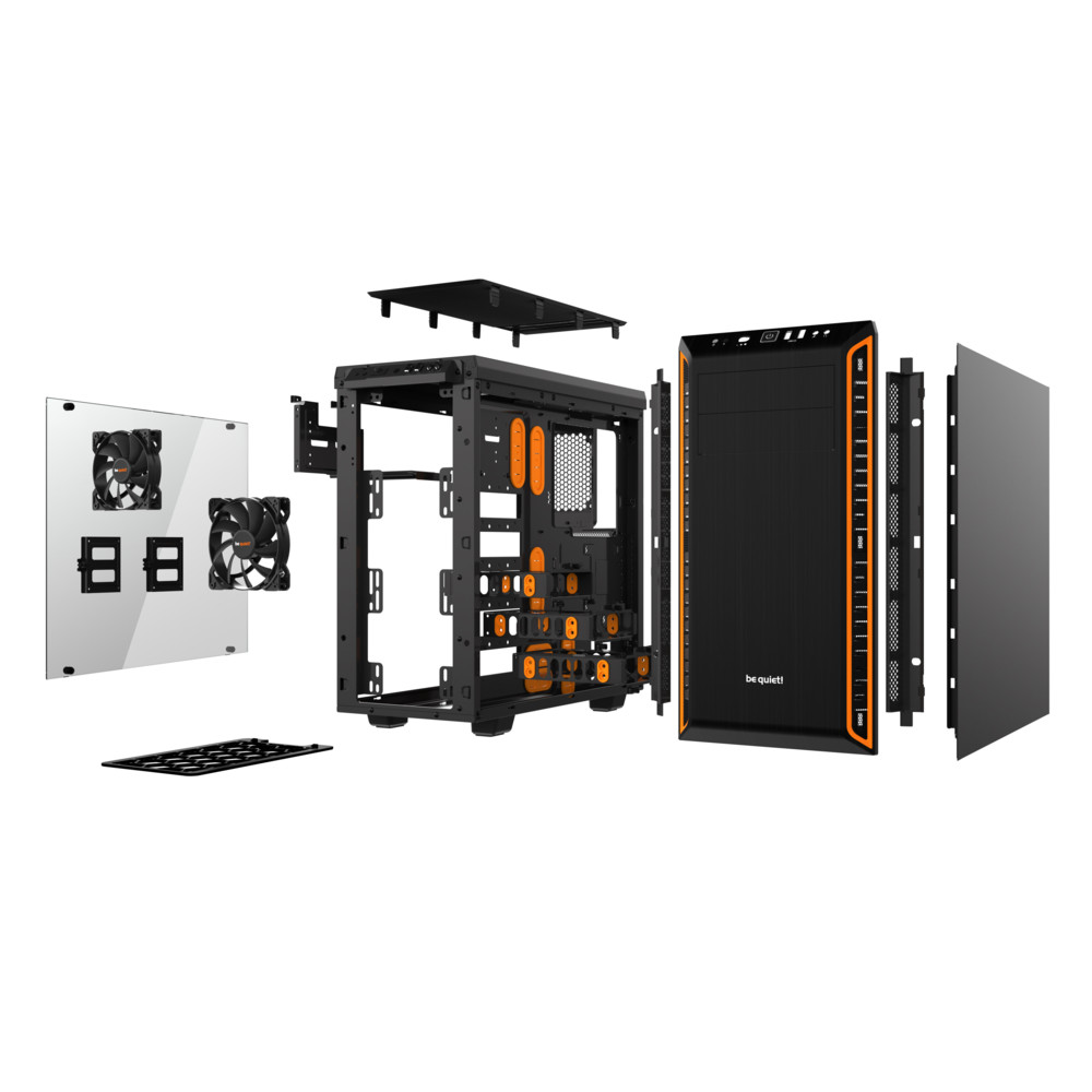 Корпус be quiet! PURE BASE 600 Window Orange BGW20 - миниатюра 6