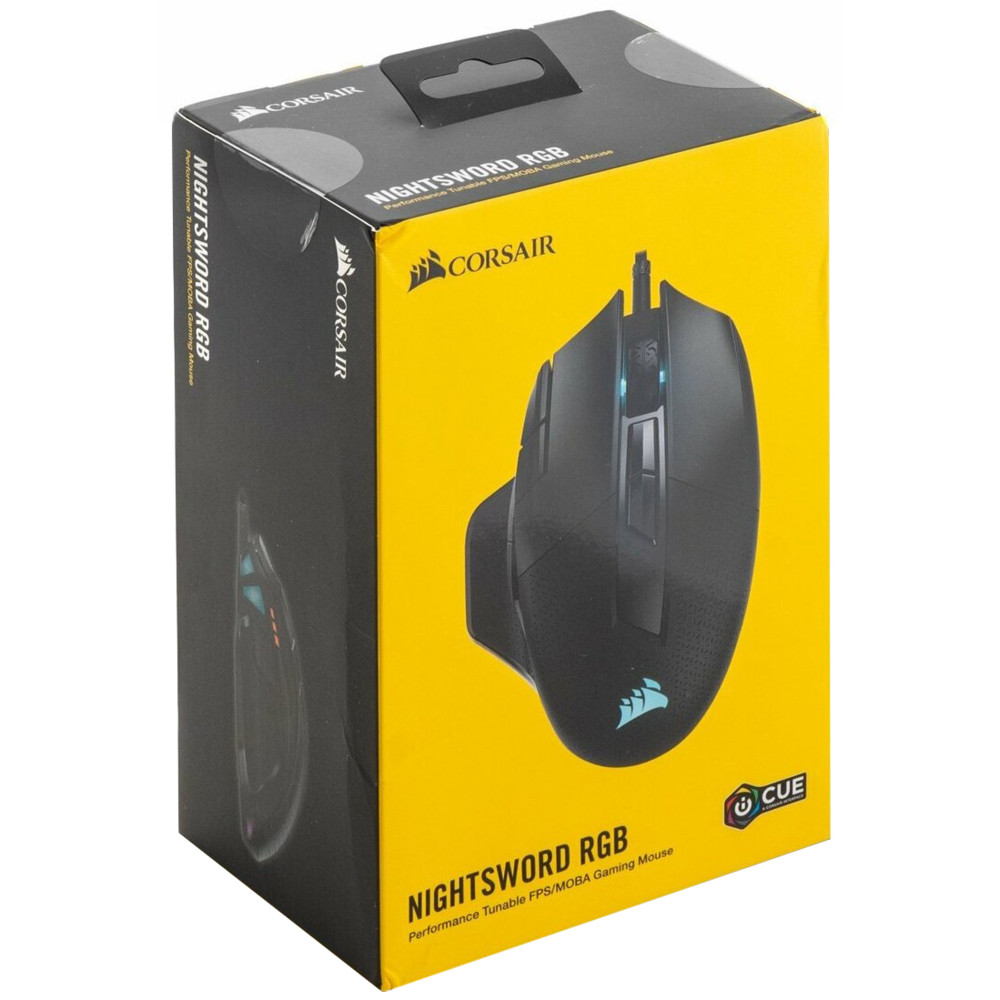 Мышь Corsair NIGHTSWORD RGB Gaming CH-9306011-EU Игровые, Проводная - миниатюра 13