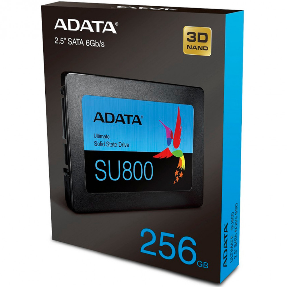 Жесткий диск A-Data Ultimate SU800 Client SSD 256 ГБ ASU800SS-256GT-C SSD (твердотельные), 256 ГБ, 2.5 дюйма, SATA - миниатюра 6