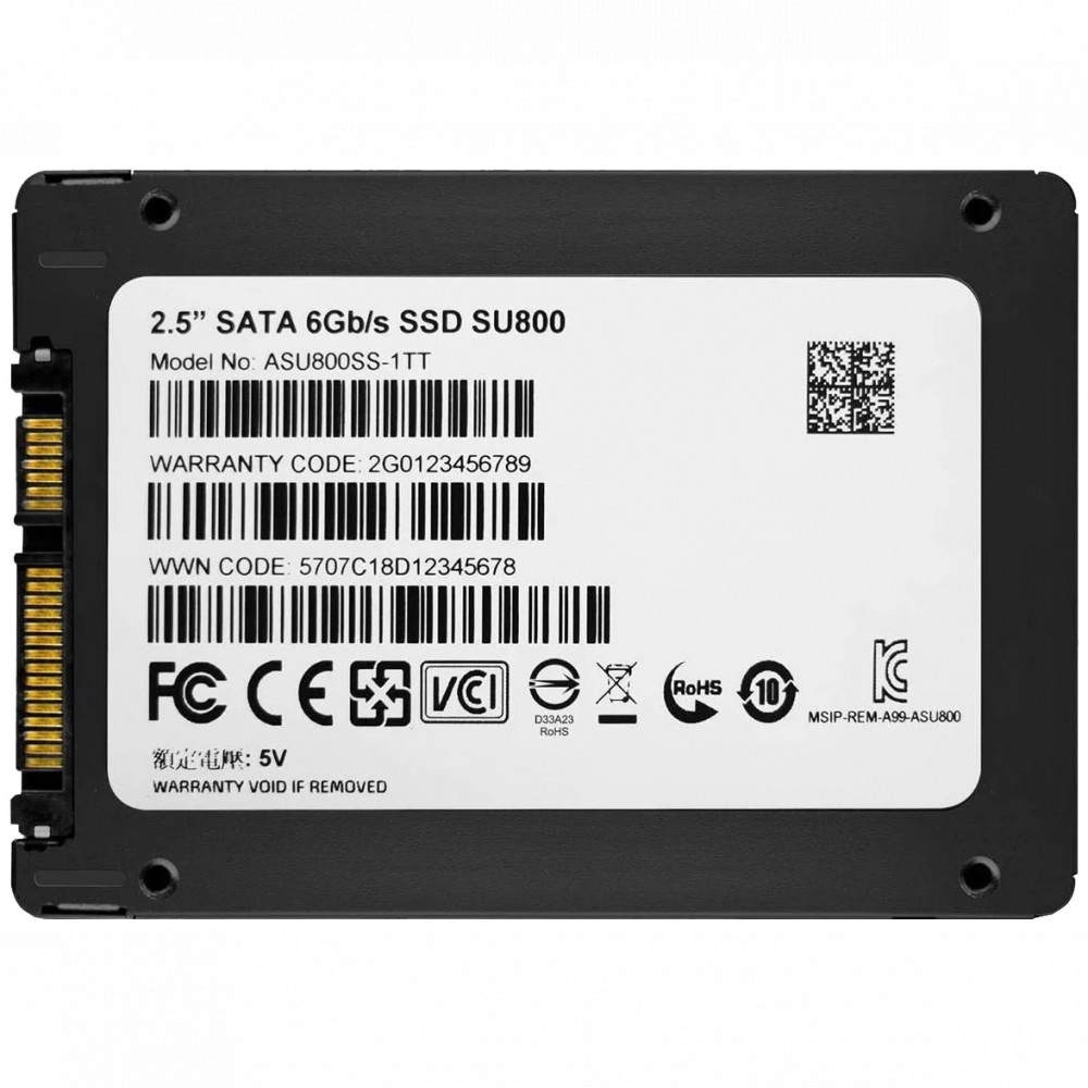 Жесткий диск A-Data Ultimate SU800 ASU800SS-512GT-C SSD (твердотельные), 512 ГБ, 2.5 дюйма, SATA - миниатюра 8