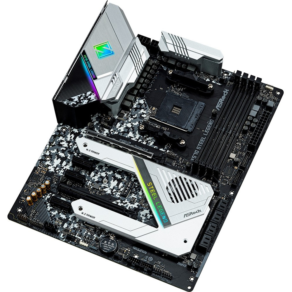 Материнская плата ASRock X570 Steel Legend X570STEELLEGEND ATX, AMD AM4 - миниатюра 10