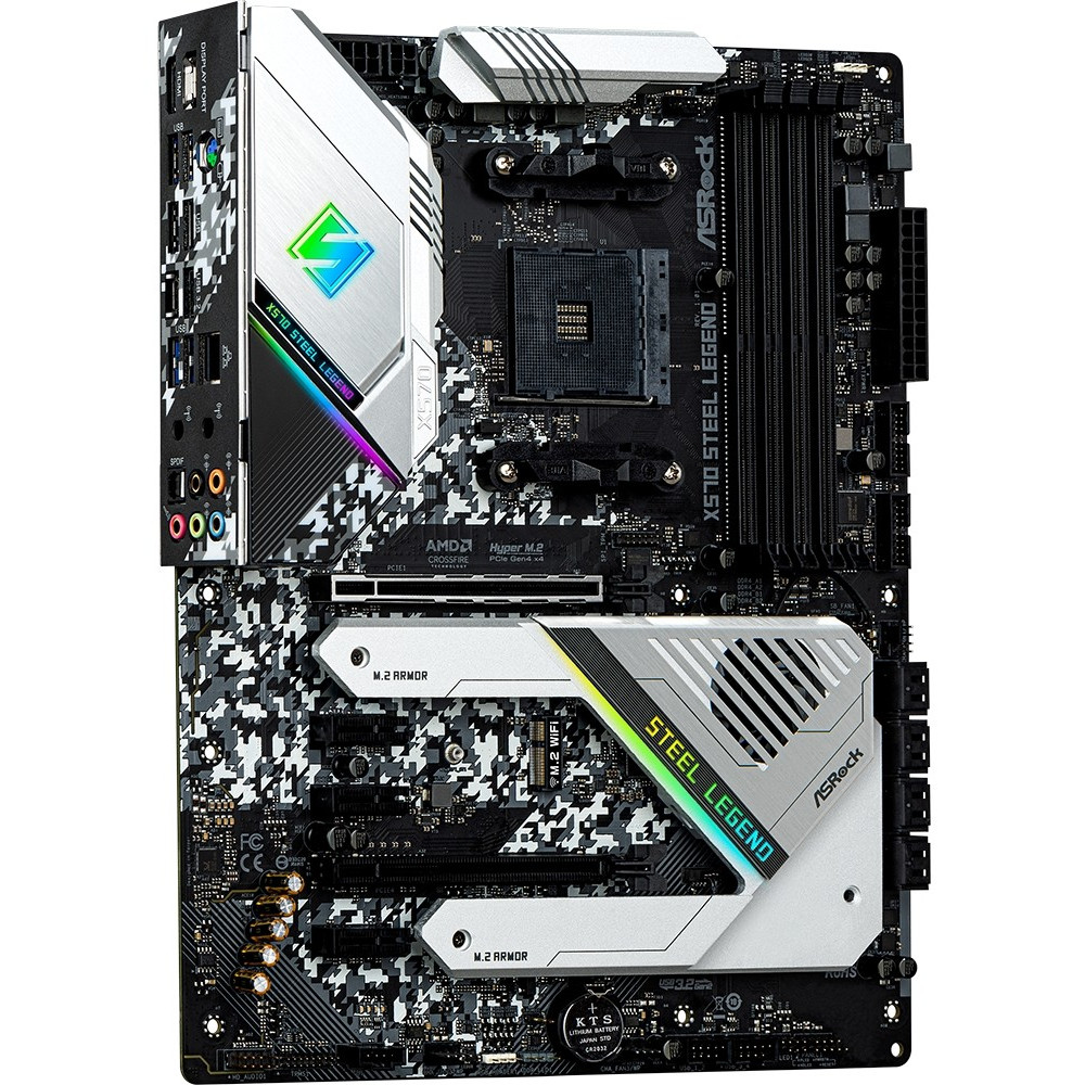 Материнская плата ASRock X570 Steel Legend X570STEELLEGEND ATX, AMD AM4 - миниатюра 9