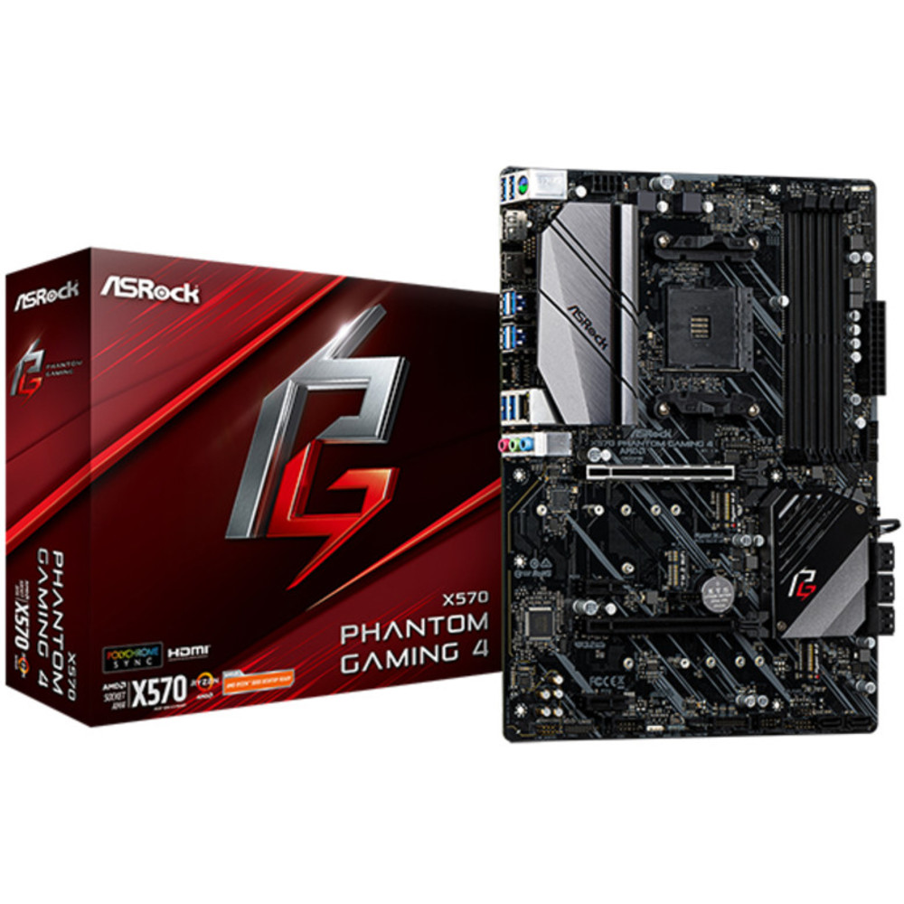 Материнская плата ASRock X570 Phantom Gaming 4 X570PHANTOMGAMING4 ATX, AMD AM4 - миниатюра 10
