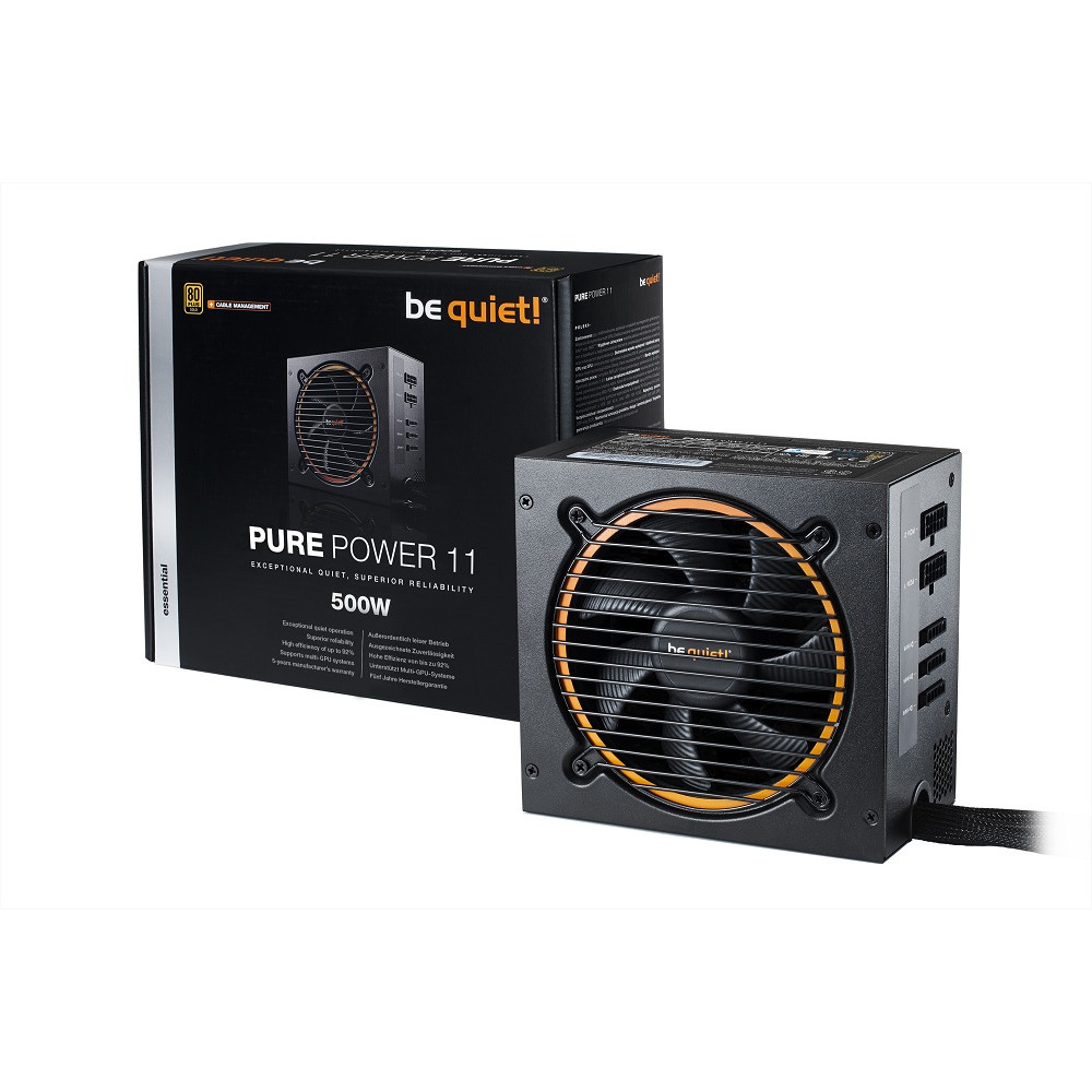 Блок питания be quiet! POWER 11-CM 500W BN297 500 Вт - миниатюра 6