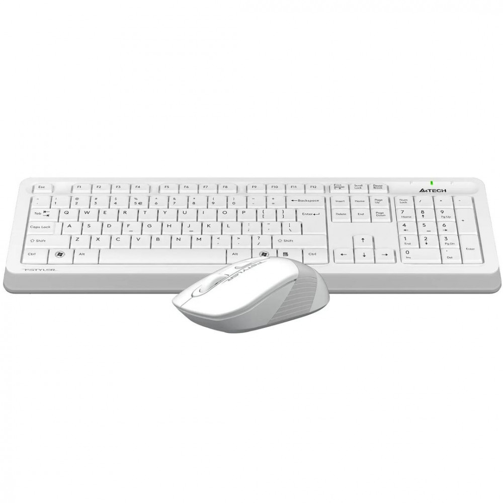 Клавиатура + мышь A4Tech Fstyler FG1010 White FG1010 WHITE - миниатюра 14