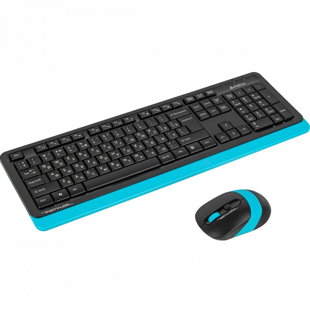 Клавиатура + мышь A4Tech Fstyler FG1010 Blue FG1010 BLUE - миниатюра 15