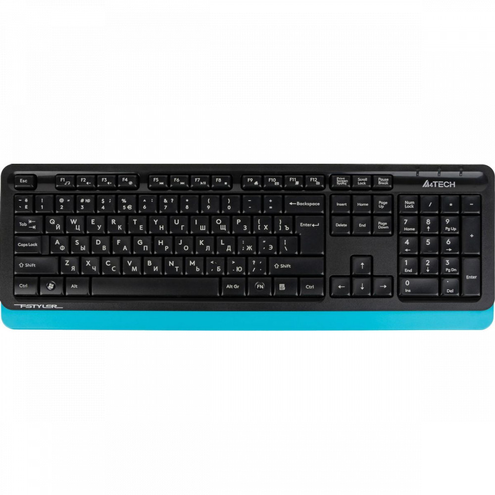 Клавиатура + мышь A4Tech Fstyler FG1010 Blue FG1010 BLUE - миниатюра 14