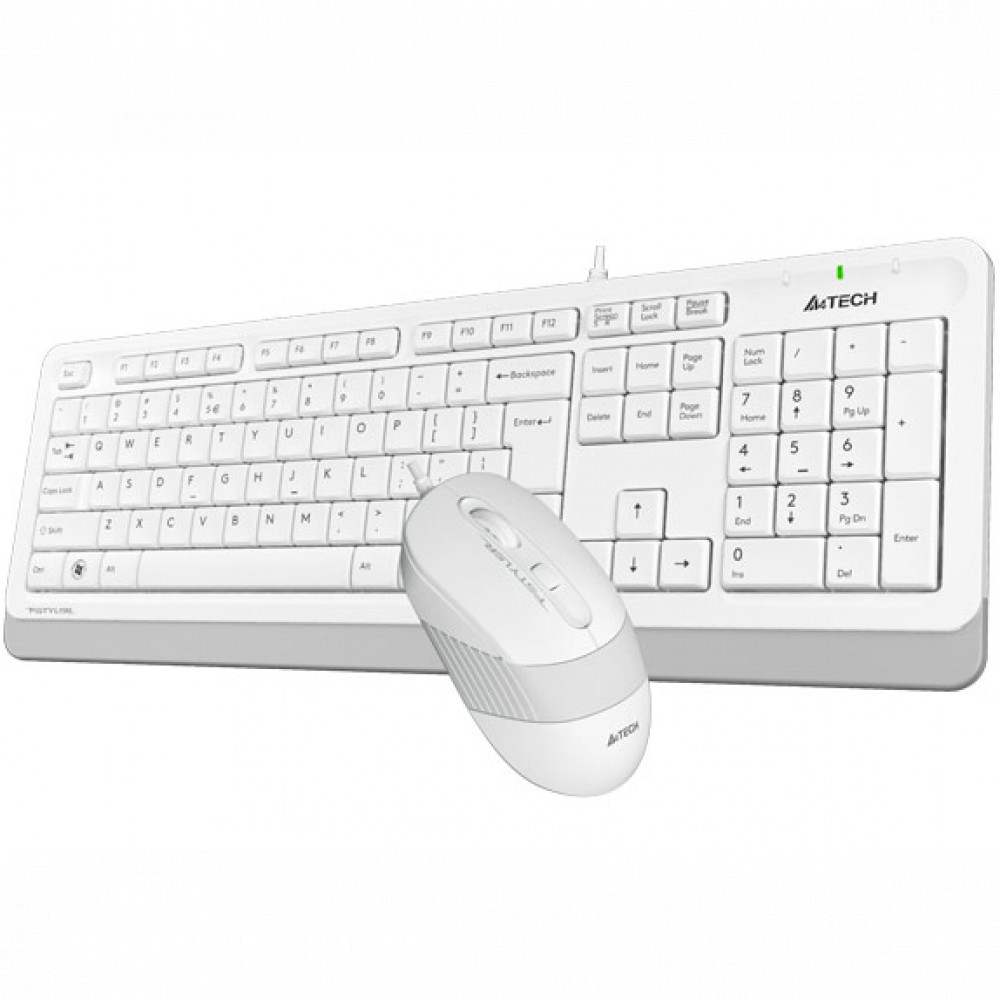 Клавиатура + мышь A4Tech Fstyler F1010 WHITE - миниатюра 8