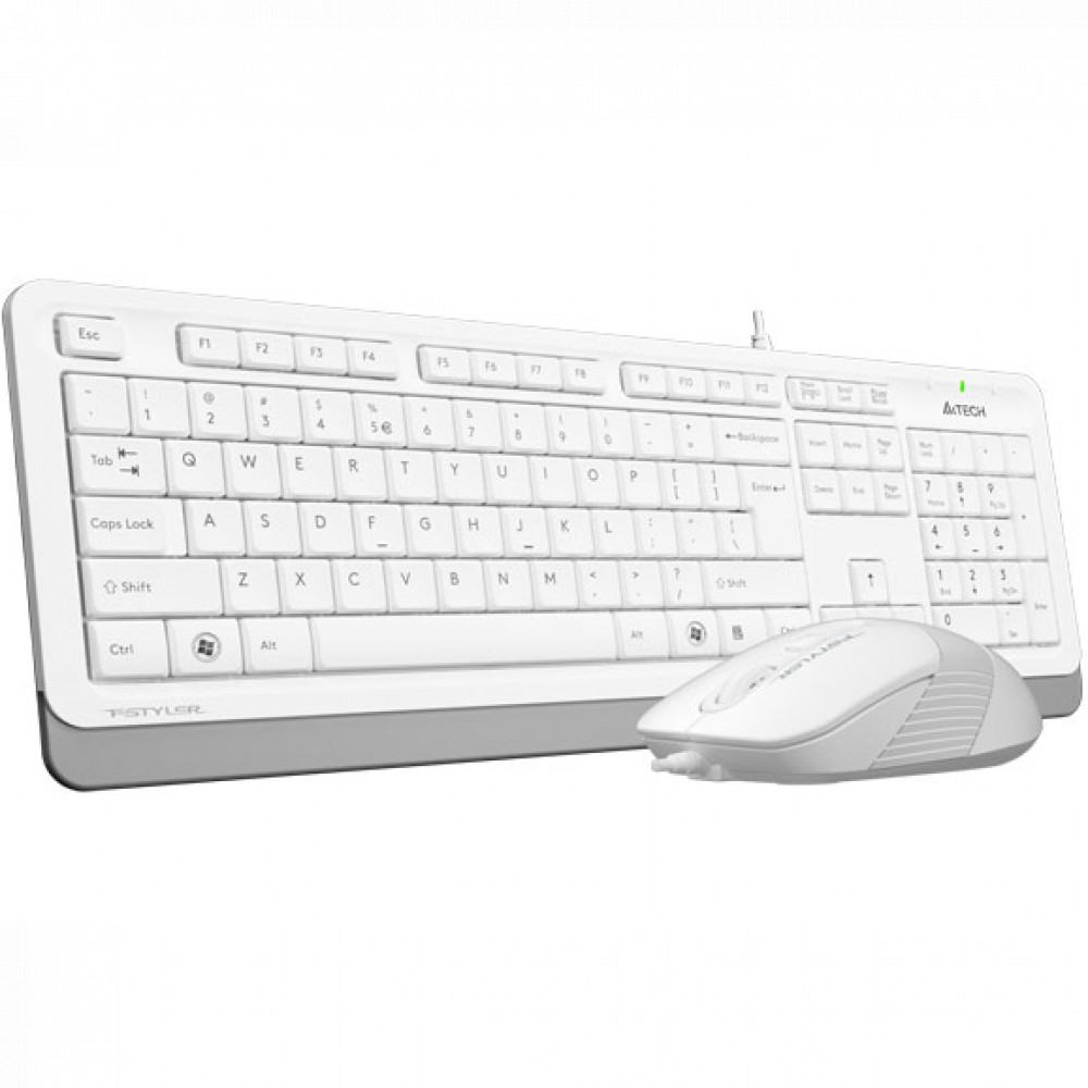 Клавиатура + мышь A4Tech Fstyler F1010 WHITE - миниатюра 6