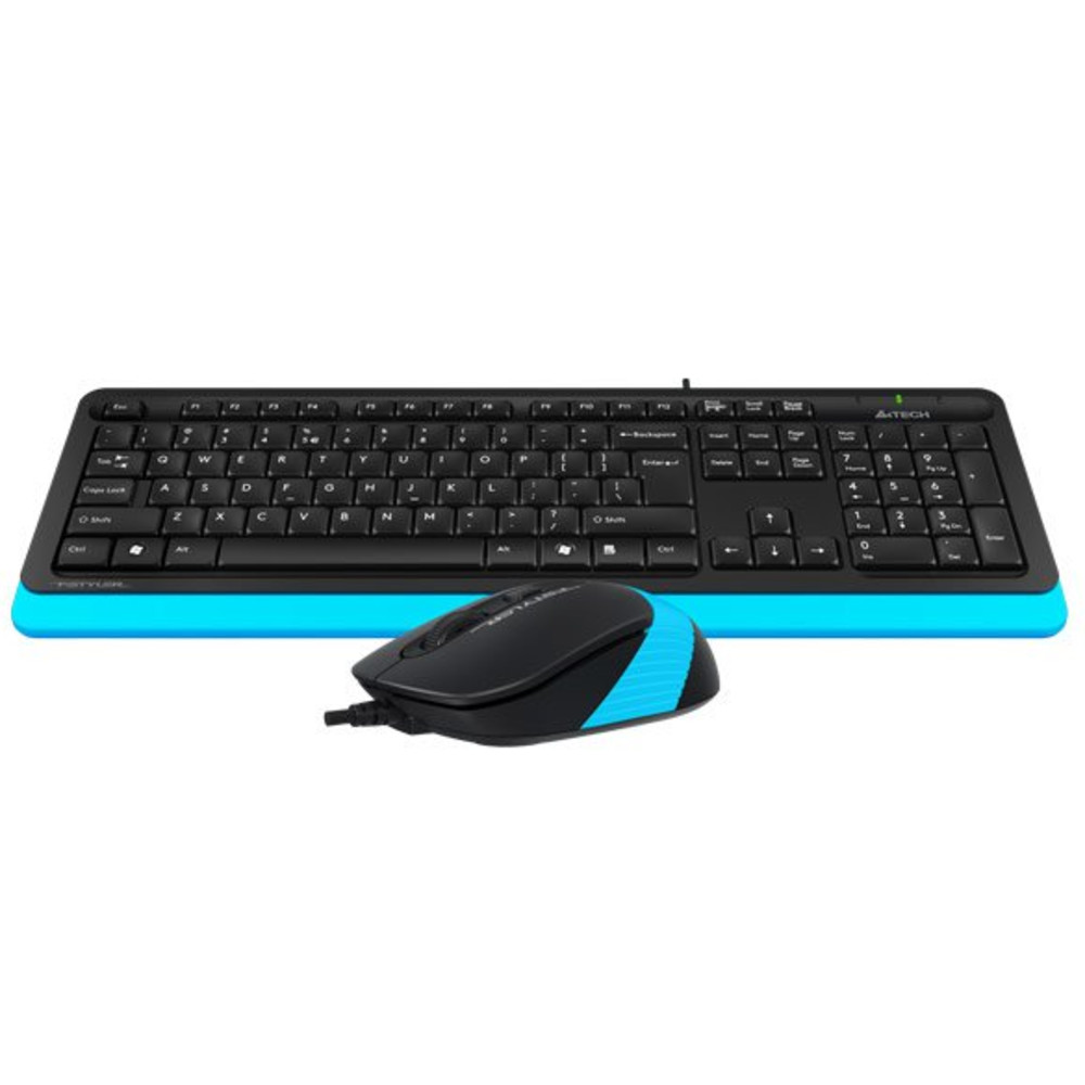 Клавиатура + мышь A4Tech Клавиатура + мышь A4 Fstyler F1010 BLUE - миниатюра 5
