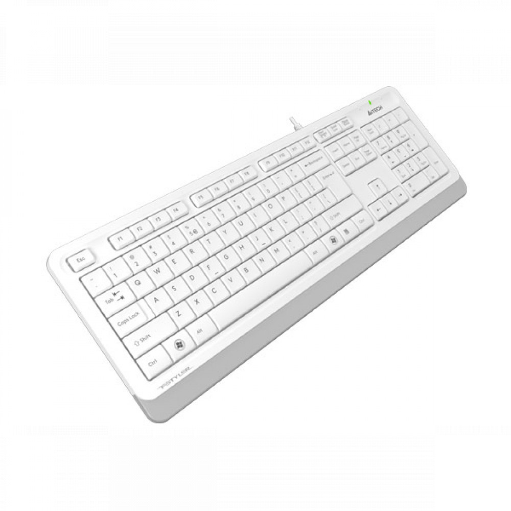 Клавиатура A4Tech Клавиатура Fstyler FK10 FK10 WHITE Проводная, USB - миниатюра 6