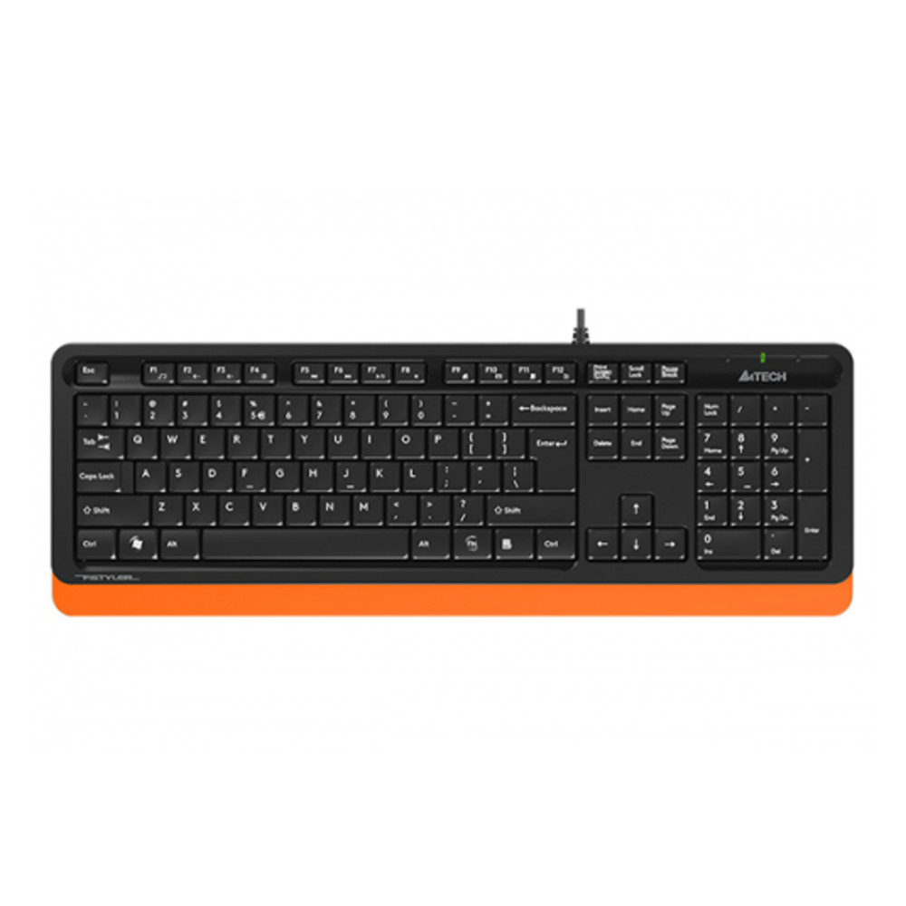 Клавиатура A4Tech Клавиатура Fstyler FK10 FK10 ORANGE Проводная, USB - миниатюра 5