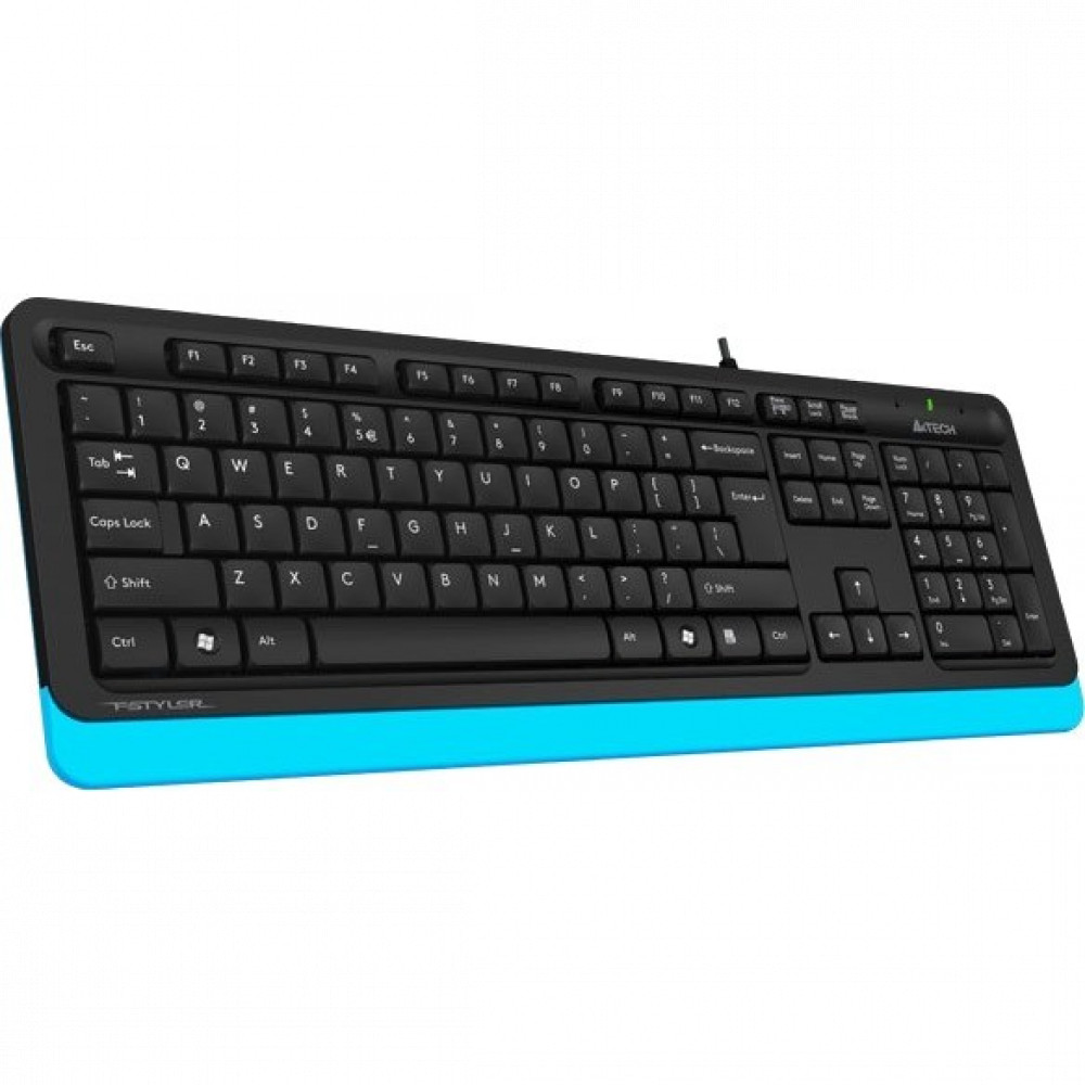 Клавиатура A4Tech Клавиатура Fstyler FK10 FK10 BLUE Проводная, USB - миниатюра 6