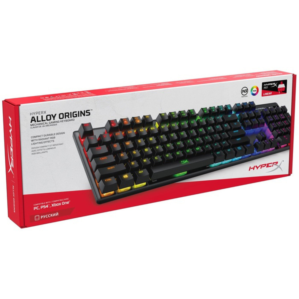 Клавиатура HyperX Alloy Origins USB HX-KB6RDX-RU Проводная, USB - миниатюра 13
