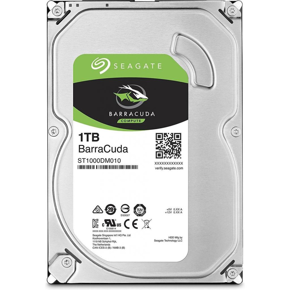 Жесткий диск Seagate HDD ST1000DM010 Factory Recertified ST1000DM010-FR HDD (классические), 1 ТБ, 3.5 дюйма, SATA - миниатюра 2