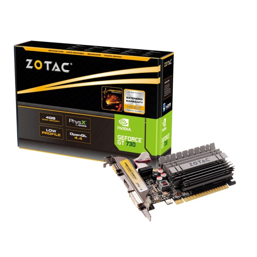 Видеокарта Zotac GeForce GT 730 4GB Zone Edition ZT-71115-20L 4 ГБ - миниатюра 8