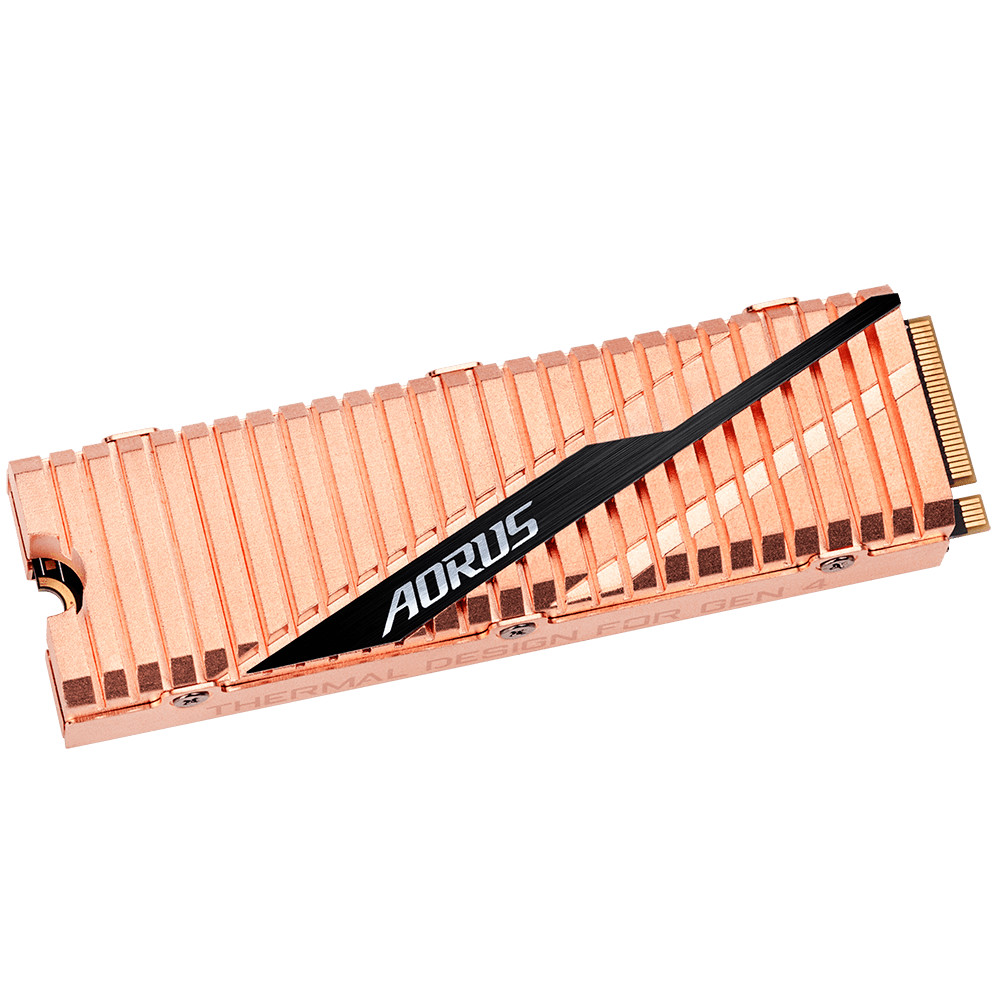 Жесткий диск Gigabyte AORUS NVMe Gen4 GP-ASM2NE6500GTTD SSD (твердотельные), 500 ГБ, M.2, PCIe - миниатюра 5