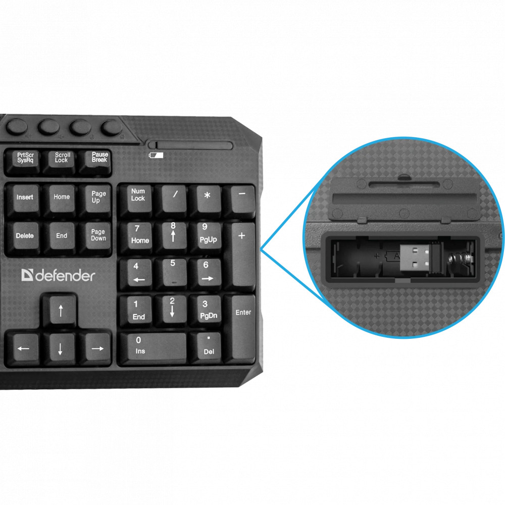 Клавиатура + мышь Defender JAKARTA C-805 45805 - миниатюра 7