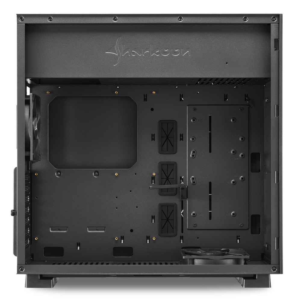 Корпус Sharkoon PURE STEEL BLACK Mid-Tower - миниатюра 9