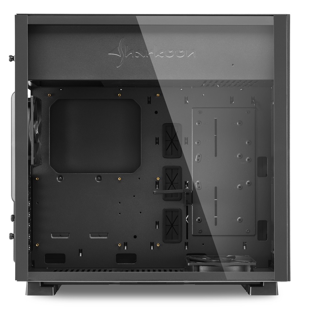 Корпус Sharkoon PURE STEEL BLACK Mid-Tower - миниатюра 8