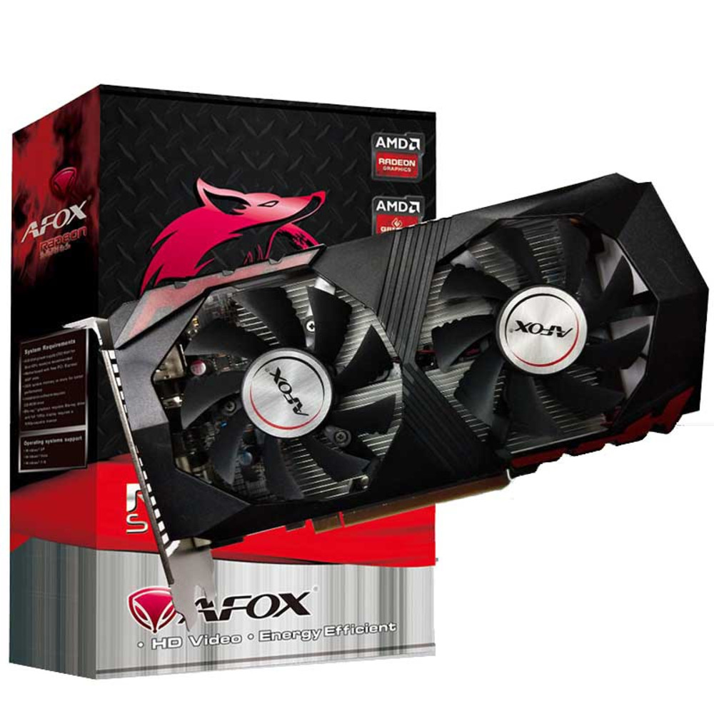 Видеокарта AFOX RX 550 AFRX550-4096D5H3 4 ГБ - миниатюра 2