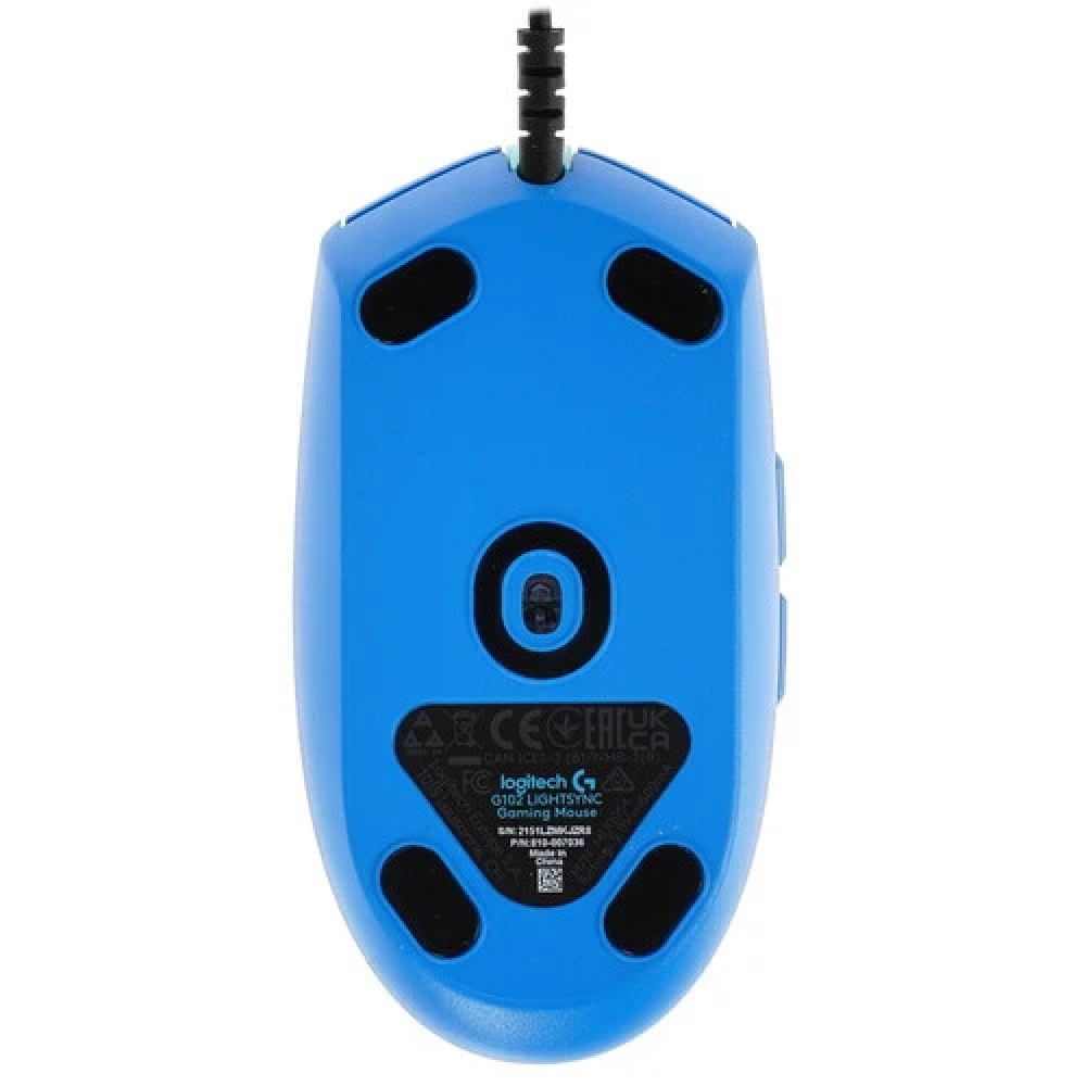 Мышь Logitech G102 BLUE 910-005801 Игровые, Проводная - миниатюра 8
