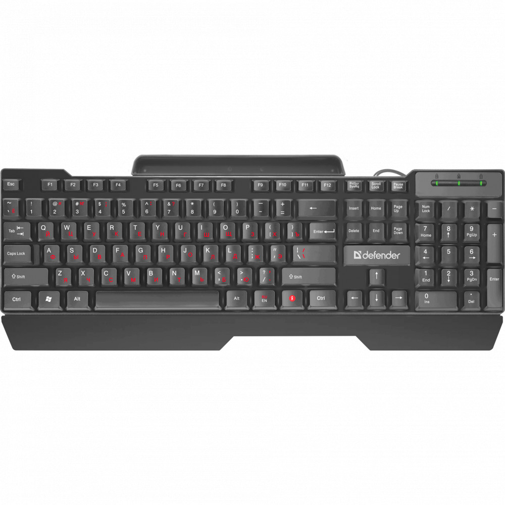 Клавиатура Defender Search HB-790 RU 45790 Проводная, USB - миниатюра 2