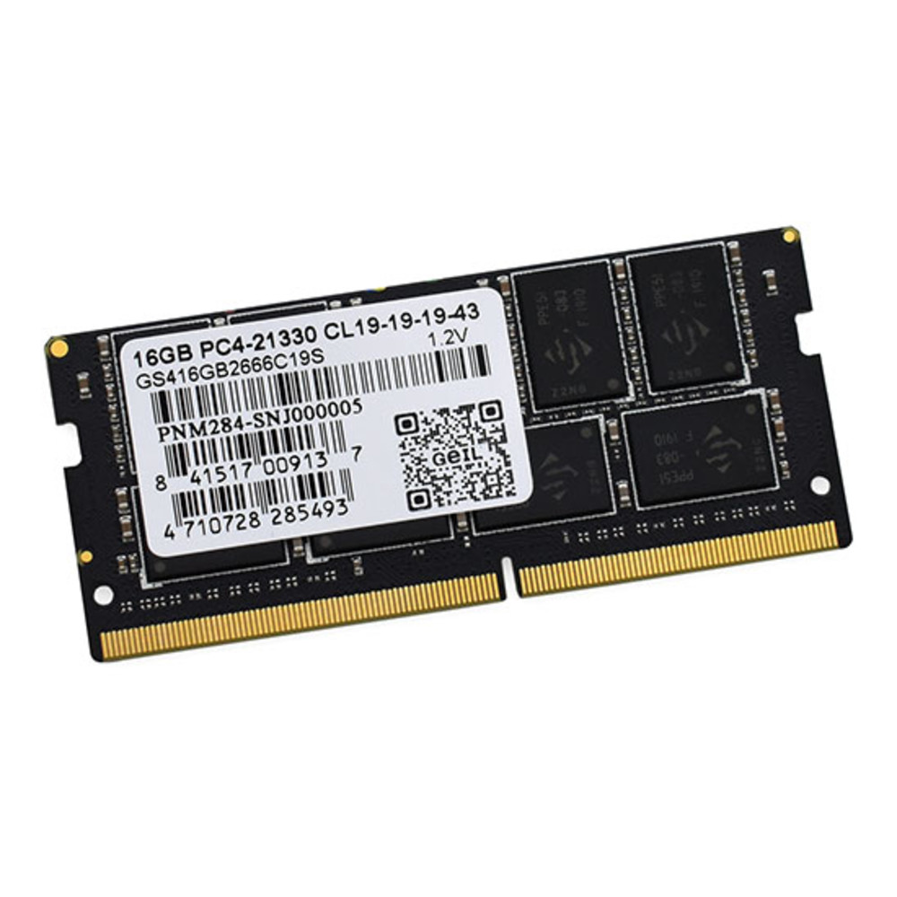 ОЗУ Geil GEIL GS416GB2666C19S SO-DIMM, DDR4, 16 Гб, 2666 МГц - миниатюра 2